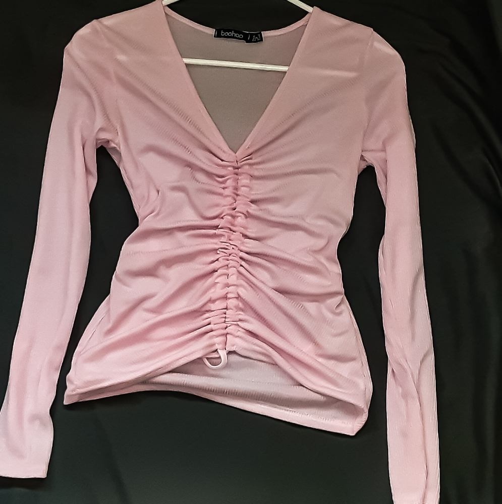 BooHoo Scrunch Top